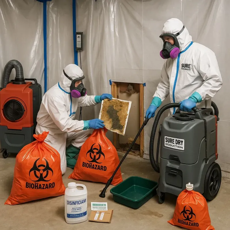 Contaminated Water Handling Protocols process in Millbury, OH