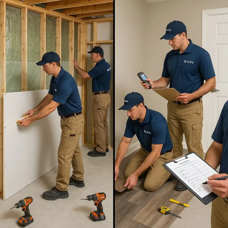 Repairs and Reconstruction process in Millbury, OH